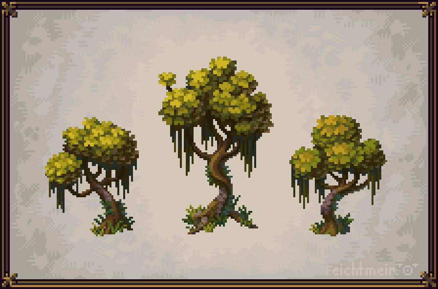 cyangmou's tweet photo. Swamptree Variations
#pixelart https://t.co/bxXb1pPgG1