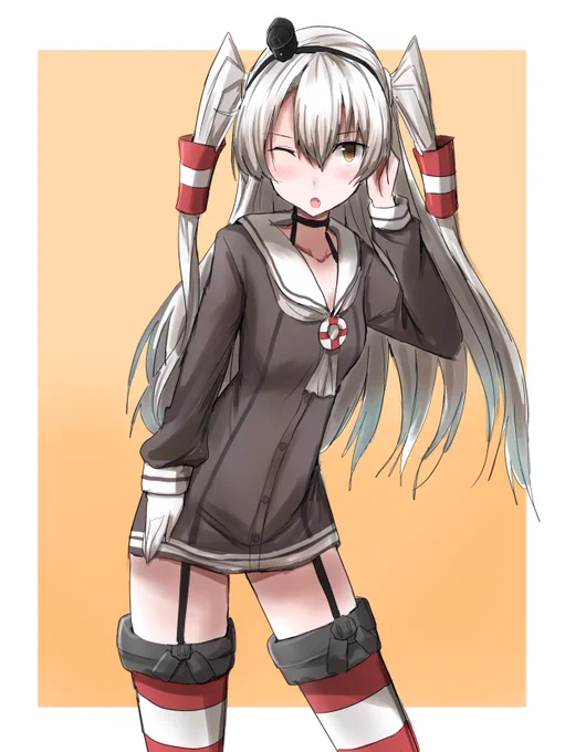 天津風ちゃん。 