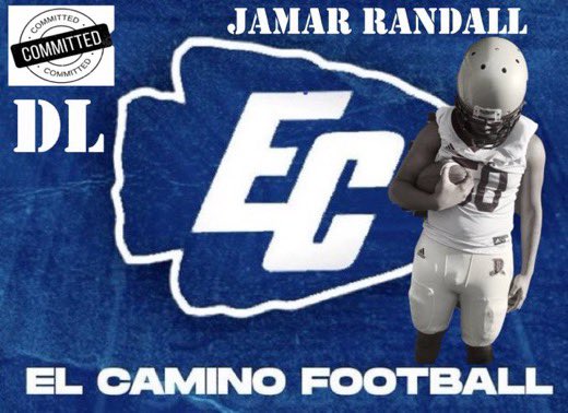 randall_jamar50's tweet photo. 100% committed to elcamino college love the California feeling i just love being here and how much work i feel like im doing thanks coaches big thanks to my parents for all the sacrifices #JucoProduct @JUCOFFrenzy https://t.co/sB46fMnUOK