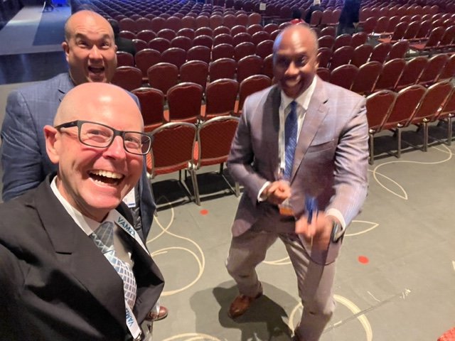 usc_vascular's tweet photo. Behind the scenes at #VAM22 with our Trojan Toe and Flow members @DGArmstrong @rowe_vincent and @ziegler_md! https://t.co/wCGVR9YfOx
