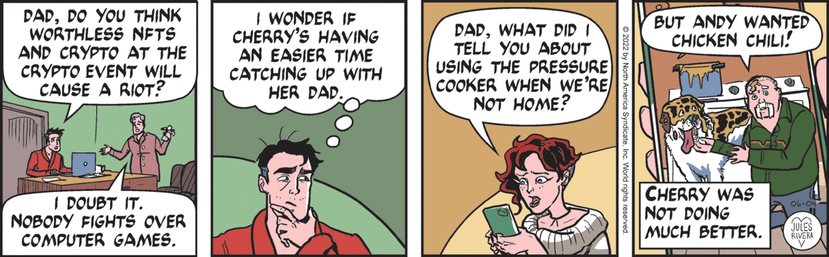 ComicsKingdom's tweet photo. Times have changed ๐ฅด
๐จ: MARK TRAIL
See more from Mark Trail via the link in our bio! ๐
#marktrail #comics #comicskingdom #crypto #nft https://t.co/auGbME3v53