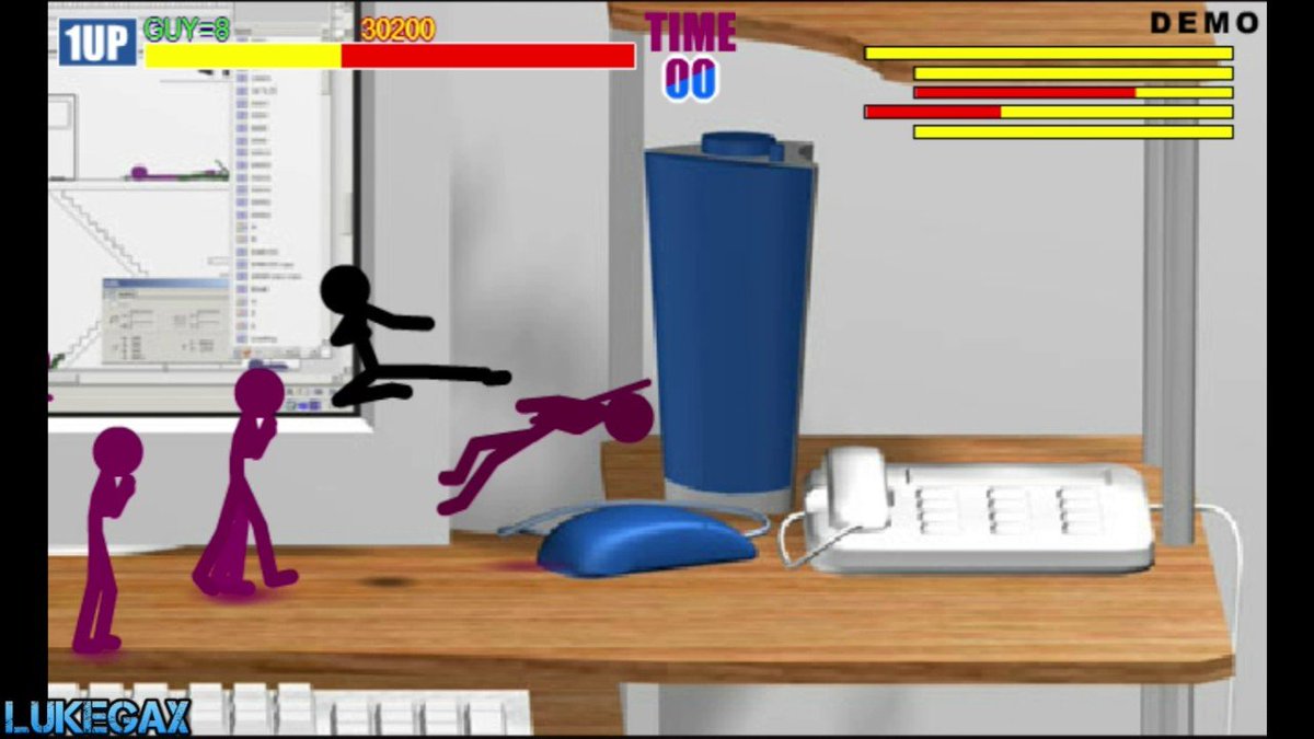 The_BadTwin's tweet photo. Here's some nostalgia. I couldn't afford new games so these kept me occupied when I was young.
Just goes to show that a simple fun game with stick figures can still be memorable. #flash #flashgames #nostalgia #stickpage #stickman https://t.co/AmlFSwY1Qu