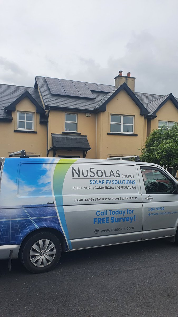 Thanks to the guys at NuSolas for our new solar PV system. Great service and already saving money with some free electricity.
