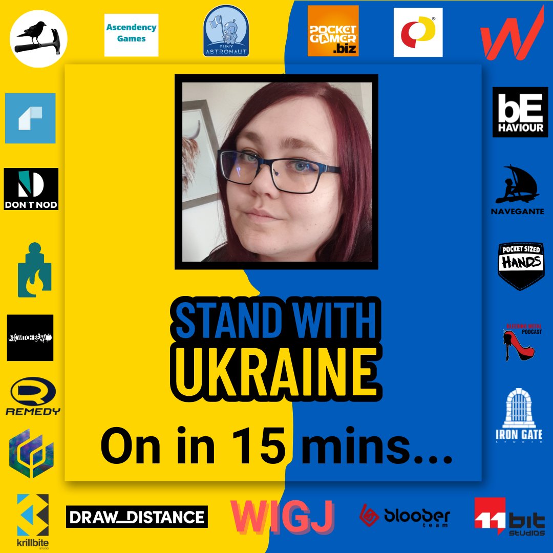 IGDA's tweet photo. In 15 minutes Lunix will be back to play Rainbow Billy and DBD with Aresen and Mae. Keep watching the WIGJ Twitch Channel #StreamForUkraine to support these efforts and enjoy some fun gameplay!
https://t.co/pC8VqNoSMW
#WIGJ #StandwithUkraine https://t.co/Cf5KxwrCll