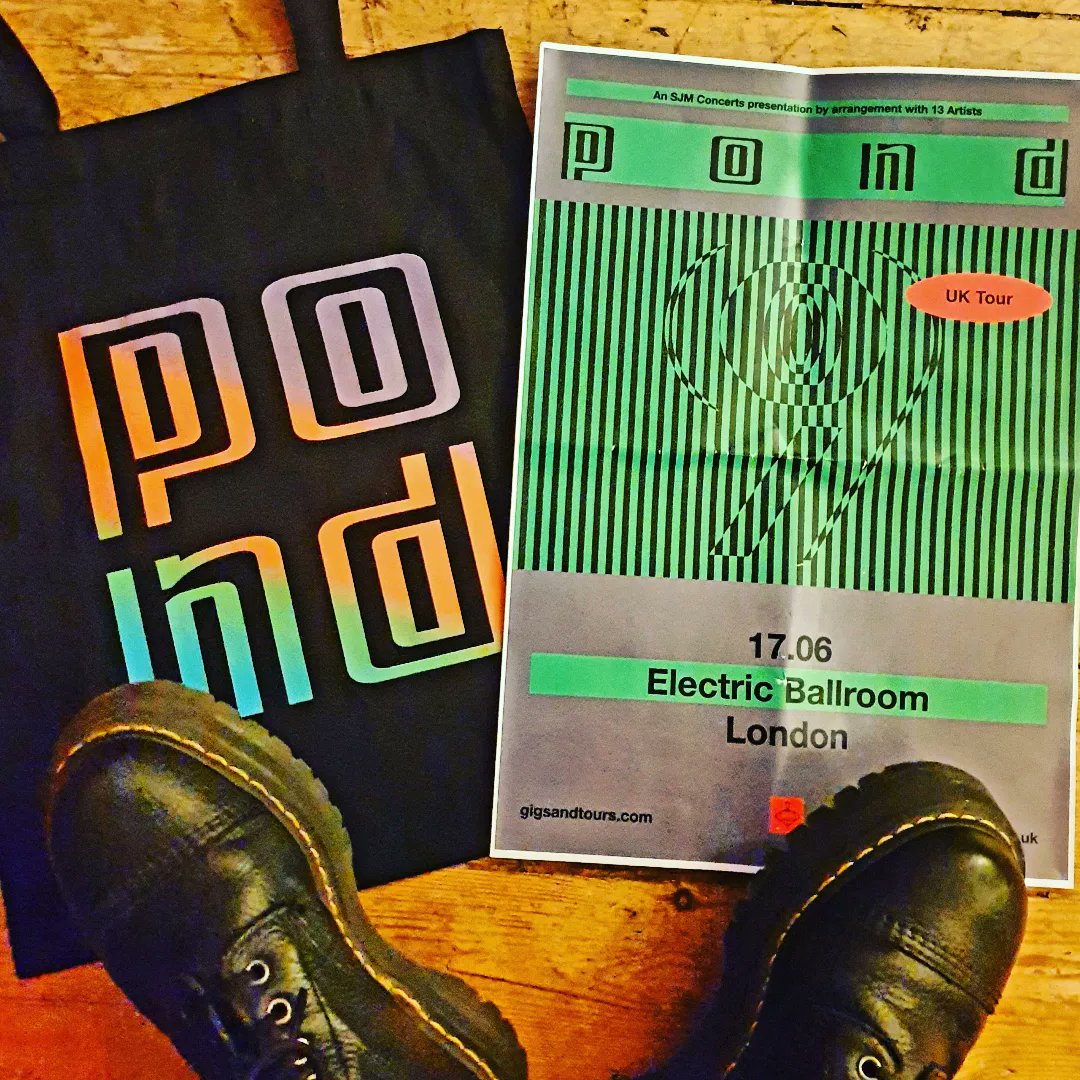 peelmrs's tweet photo. Back on it!! @PONDband were MAGNIFICENT at the Camden Electric Ballroom last night. Nothing was going to stop me seeing them again, even if I wasn't up to standing in the crowd. They were a band on fireπ₯π₯π₯π₯ in a room full of JOY #pondband #ponderers #nickallbrook https://t.co/G2NOJsFVCn