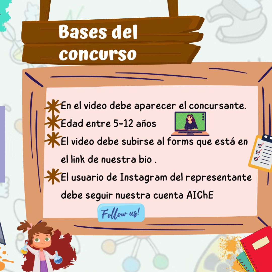 AIChE_ESPOL's tweet photo. 🎬 Los videos concursantes serán subidos en nuestras publicaciones de Instagram el día 28 de junio y los premios irán acorde a los videos con más likes 📈👍🏼

📆 La votación se cerrará el 30 de junio a las 9pm ⏰

#programak12 #concurso #mesdelniño #somosaicheespol https://t.co/sZZOfXsEAr
