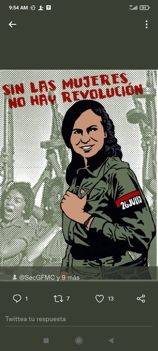 Digno exponente de la mujer cubana. Somos fieles a su legado. 
 #VilmaPorSiempre
#CubaViveEnSuHistoria