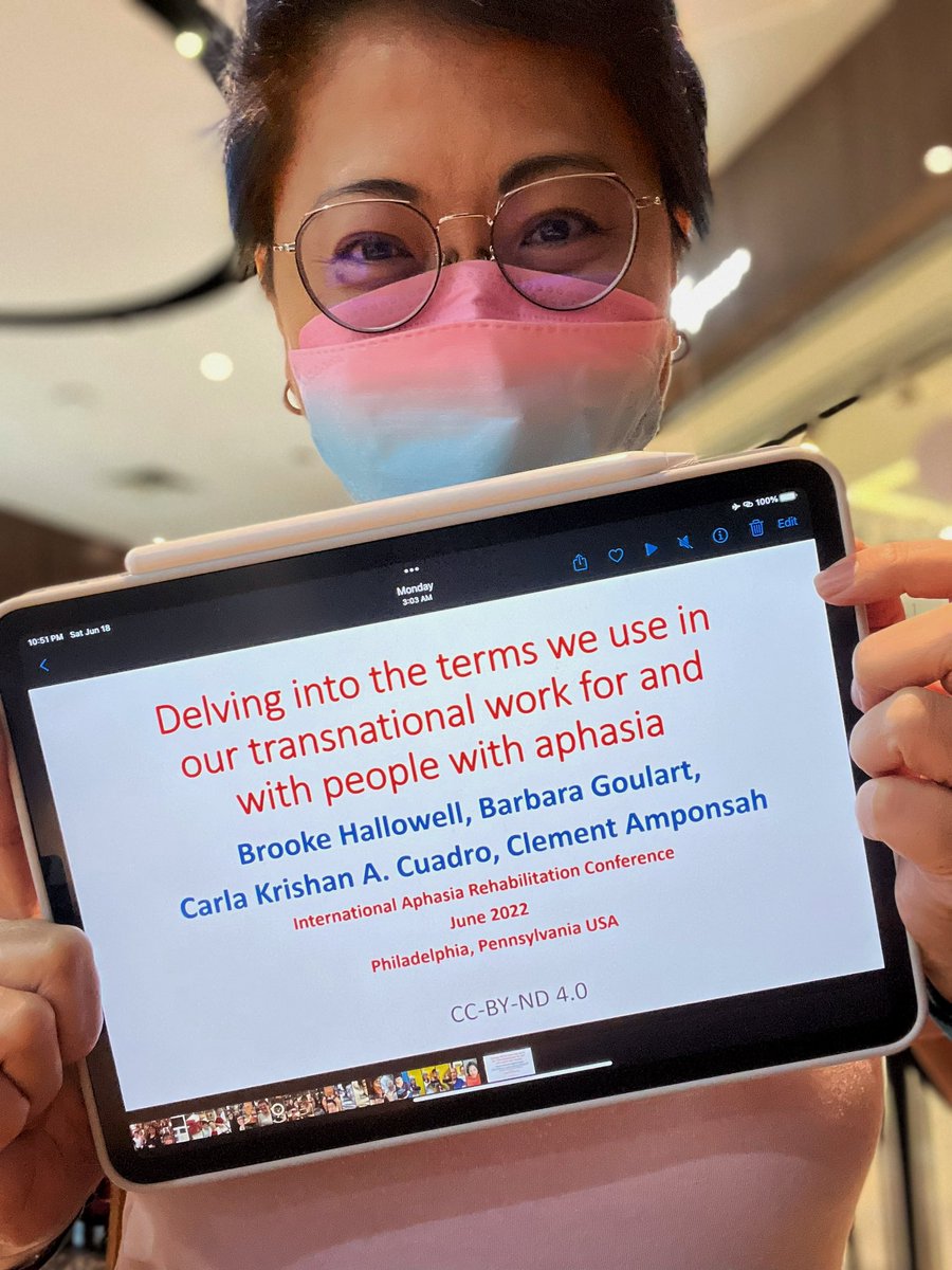 Coming in from the Philippines and we are #IARC2022 ready 🔥🔥🔥

#AphasiaAccess
#aphasia
#aphasiologist