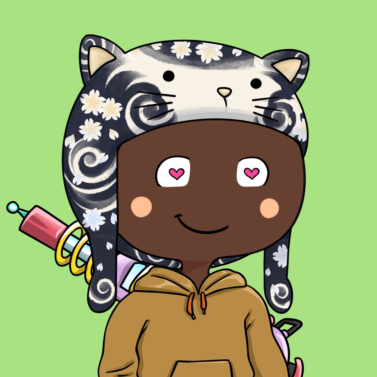MetascopeNFT's tweet photo. Be good and have a blowminding weekend! #Caturday #Solana #NFTs https://t.co/HQ957yDNnQ