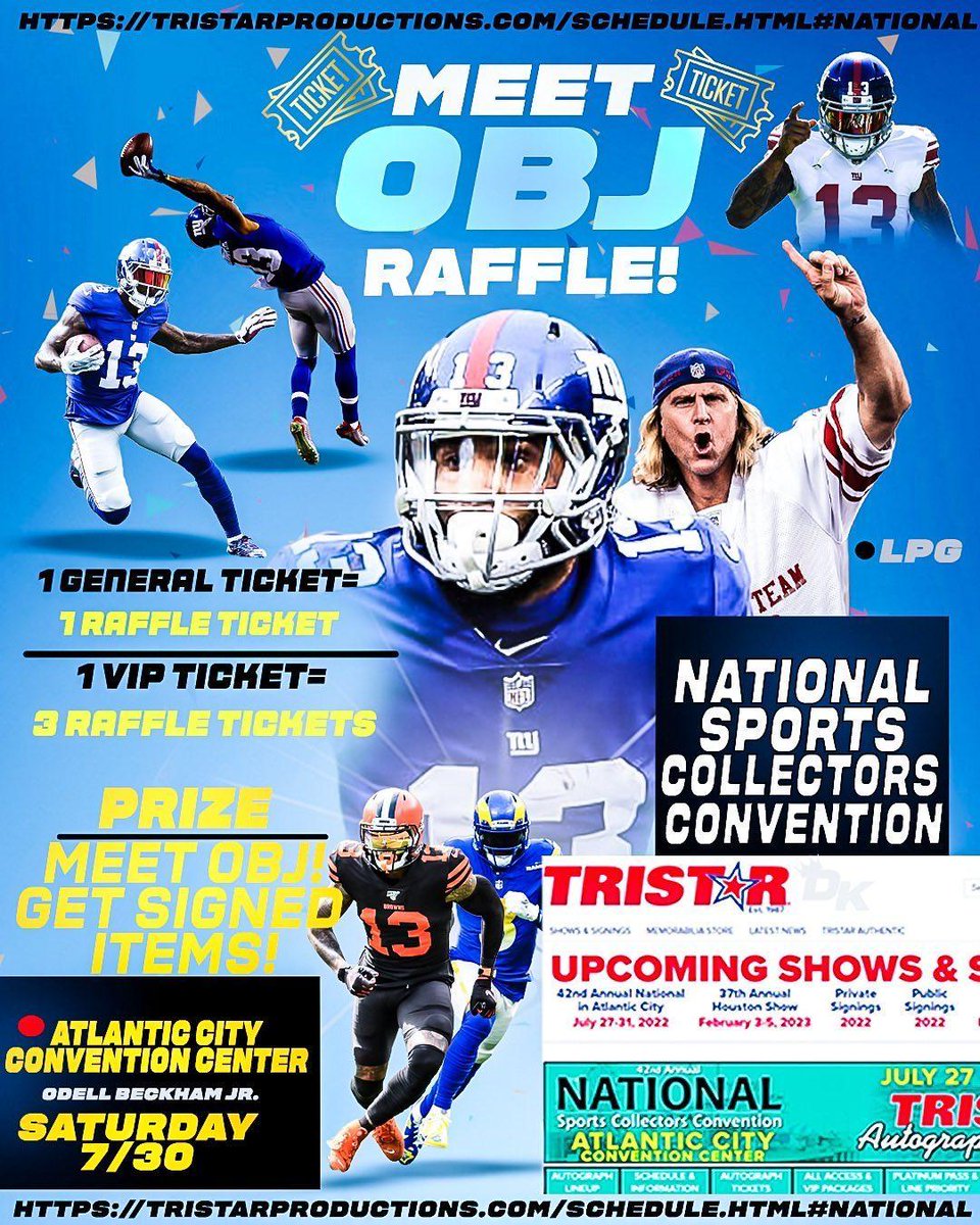 LicensePlateGuy's tweet photo. in Atlantic City.
https://t.co/jRdhaeOwQ2
TWEET ME A SCREENSHOT OR TRANSACTION # AND/OR POST TO LICENSE PLATE GUY's FACEBOOK AND WHEN I REPLY, UR IN.
So basically $25 or more gets you a chance to meet and hangout with OBJ😁😎🏈
Good luck.
#odell #obj #autograph #vip #obj13 #13 https://t.co/rmMvwkbq70