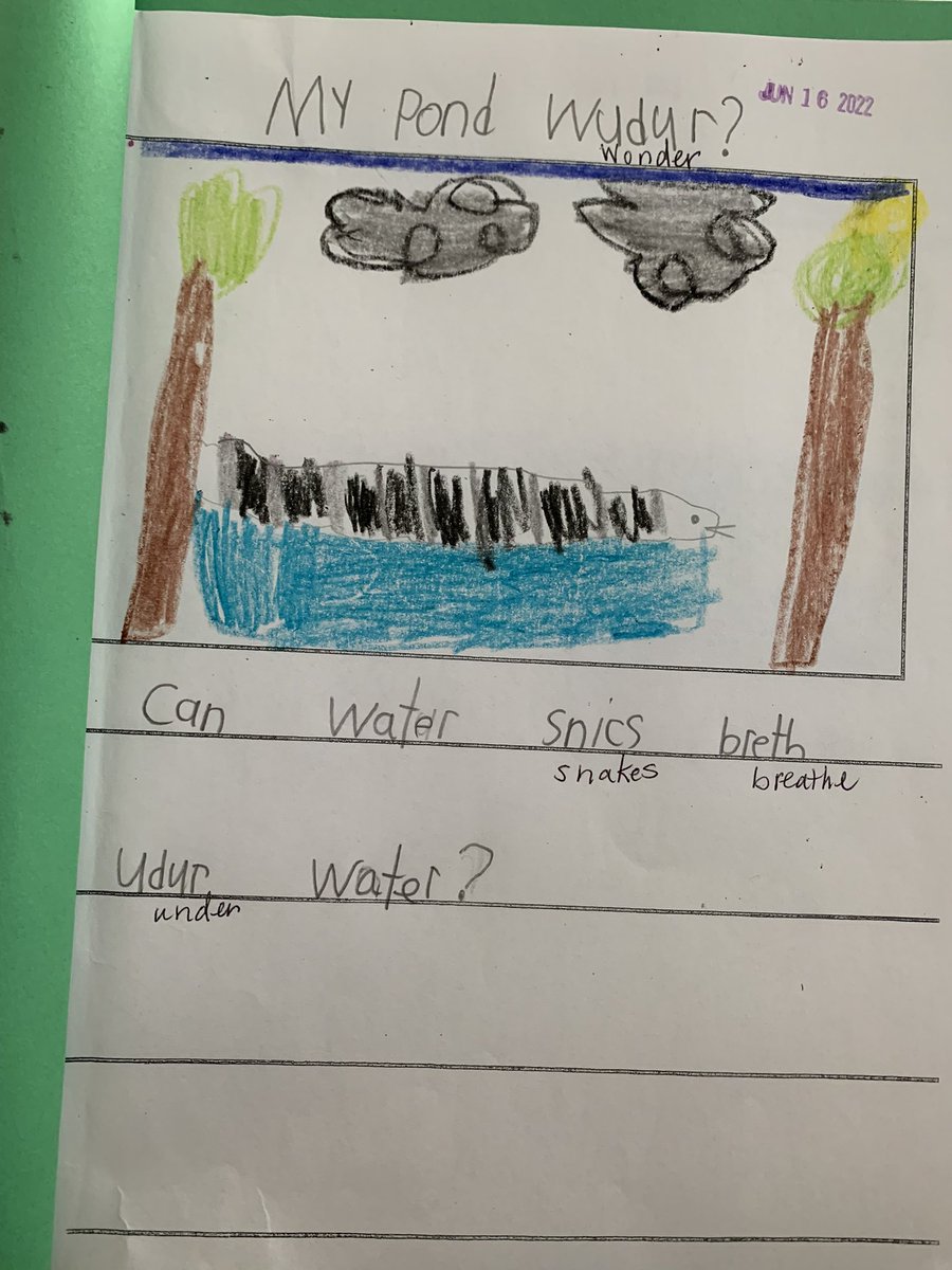 ElephantClass's tweet photo. Donovan’s dad came to answer some of our wonders about water snakes! 🐍 #PondProject #GuestExperts! https://t.co/eJy8g2CztM