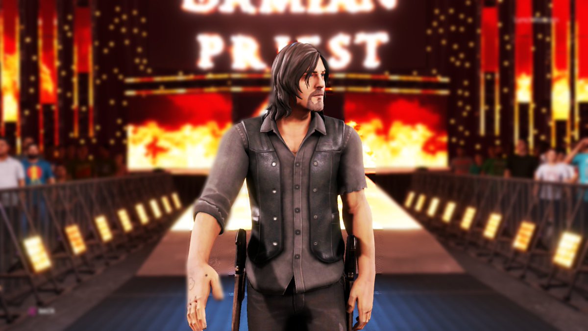 ChappellTardis's tweet photo. #ModRelease
#WWE2K22 now features Daryl Dixon himself from #Fortnite/#TheWalkingDead!
DOWNLOAD: https://t.co/DkRFQDqiZw
@wwwbigbaldhead https://t.co/TxEsL8NQQj