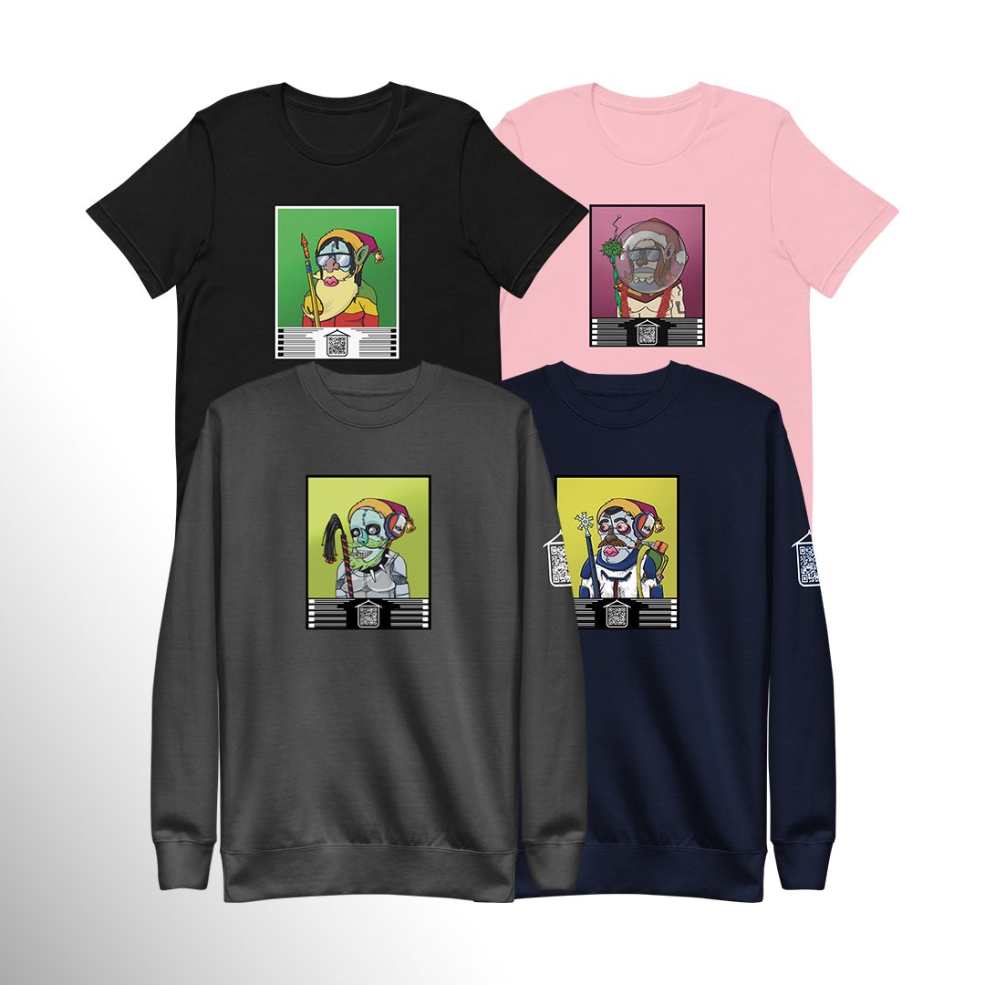 NFTeeHouse's tweet photo. @NFTeeHouse x @Stoned_Santa_io 
New STONED SANTA DROP https://t.co/byiubULCDw