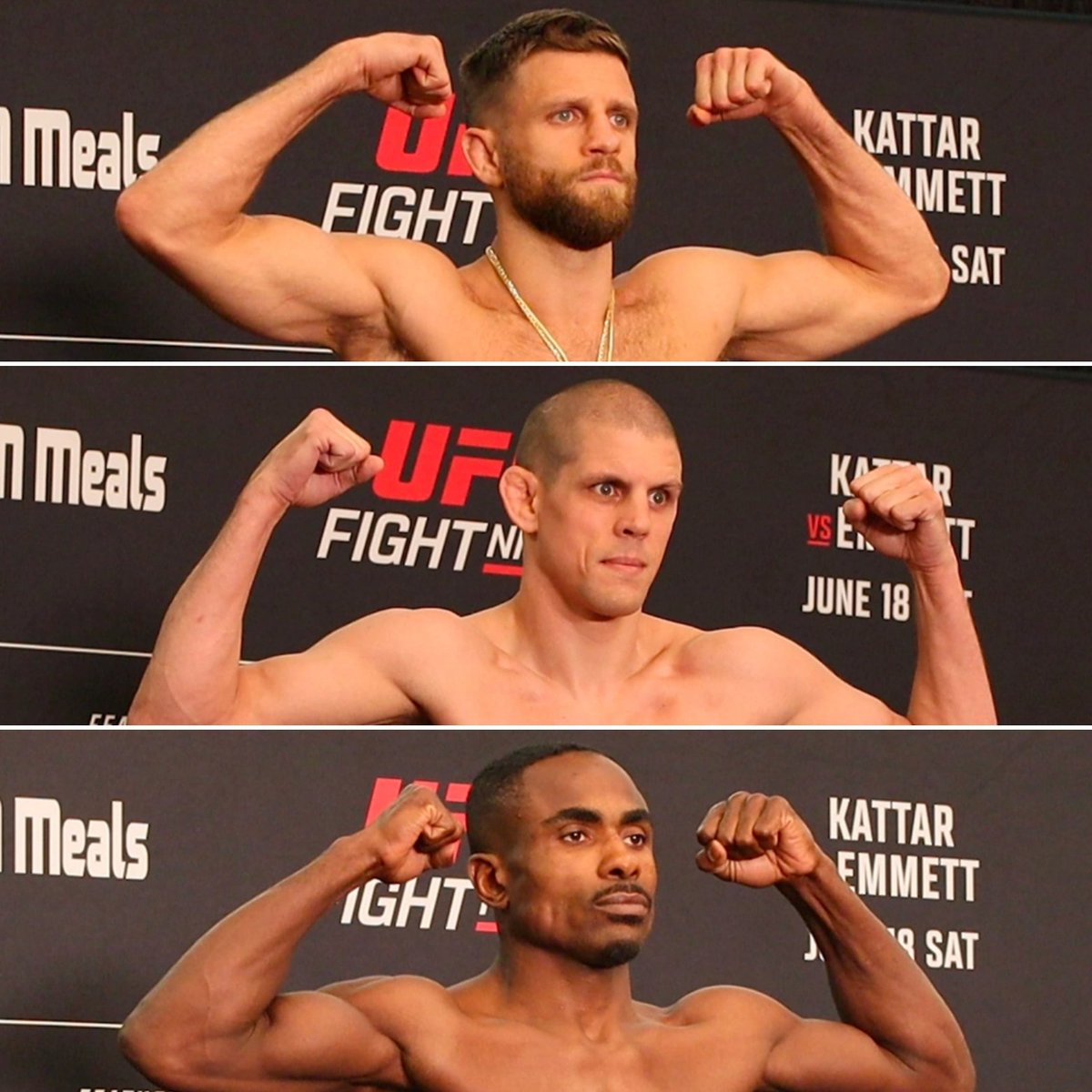 CESMMA's tweet photo. We're super pumped for #UFCAustin tonight, featuring #CESMMA legend @CalvinKattar in the Main Event, our commentator @JoeLauzon in the Co-Main Event & former champ @jeremiahwmma going for his 3rd straight Octagon victory πͺπΎ #CEStotheUFC
πΈ @MMAJunkie https://t.co/rRsDEx24kw