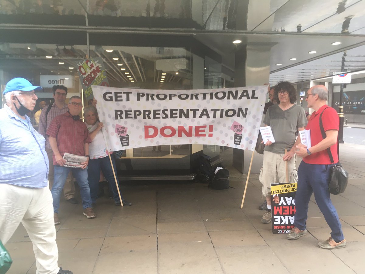 getprdone's tweet photo. Get PR Done at the We Demand Better Rally in London.
We Demand A Better Voting System
#GetPRDone
#WeDemandBetter https://t.co/S68dGm7GqG