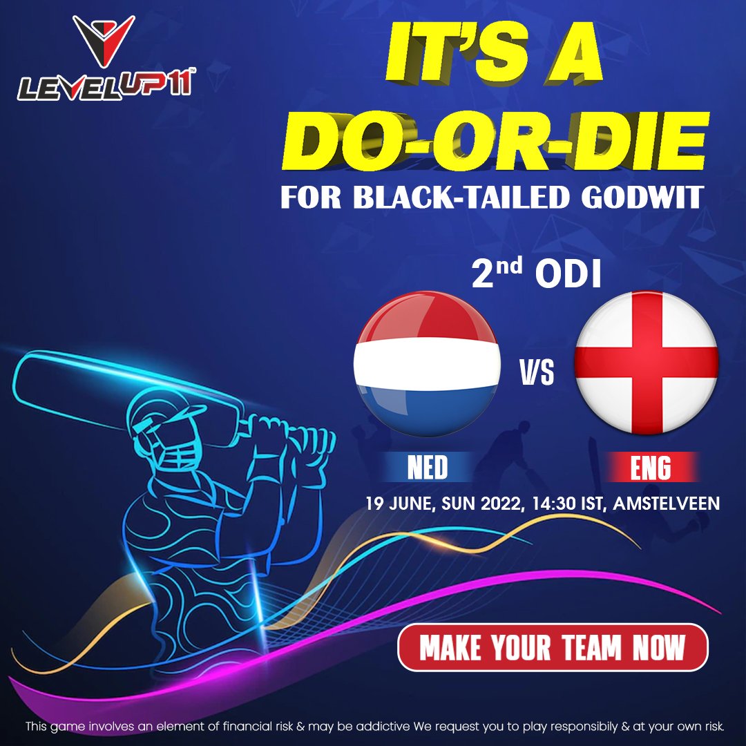 Levelup_11's tweet photo. It's a do-or-die match for the Netherlands, not you, so make your LevelUp11 fantasy teamπ± and win big prizesπ€π€.
Download the app now https://t.co/yZUOLIKZcH
#levelup11 #fantasy #FantasyCricket #FantasySports #ODI #odicricket #Cricket #nedvseng #netherlands #england https://t.co/UqHvUs6jFx