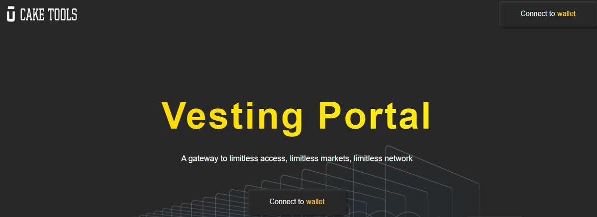 We are LIVE 🚀🚀
We are happy to announce that our vesting portal is live. 
Want to claim your token? Details 👇👇
medium.com/@caketools/cak…