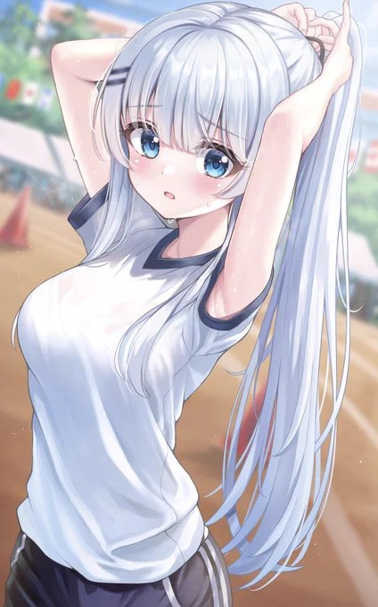 体育な白髪ちゃん 