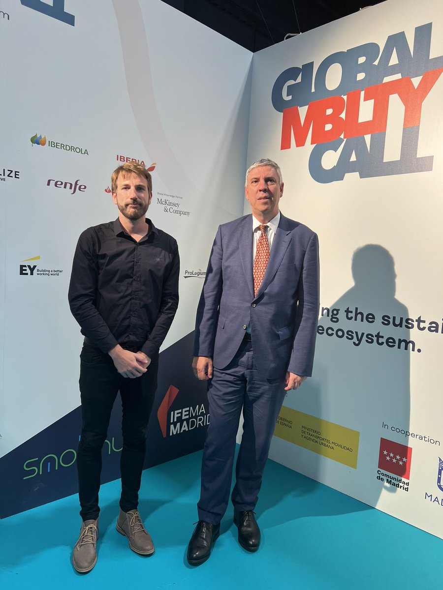 Muy interesantes jornadas en el Global Mobility Call organizado por <a href="/IFEMA/">IFEMA MADRID</a> en #Madrid.

Entrevista sobre #MovilidadElectrica con la incansable @MonicaArayaTica 

Y con referente de
<a href="/mitmagob/">Pol</a> <a href="/renault_esp/">Renault España</a> @PrensaRENAULT <a href="/EUZeroPollution/">EU Zero Pollution🌎Ambition</a> <a href="/COP26/">COP26</a>