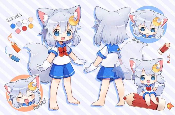 キャラクターシート作成させていただきました🐾🌙 