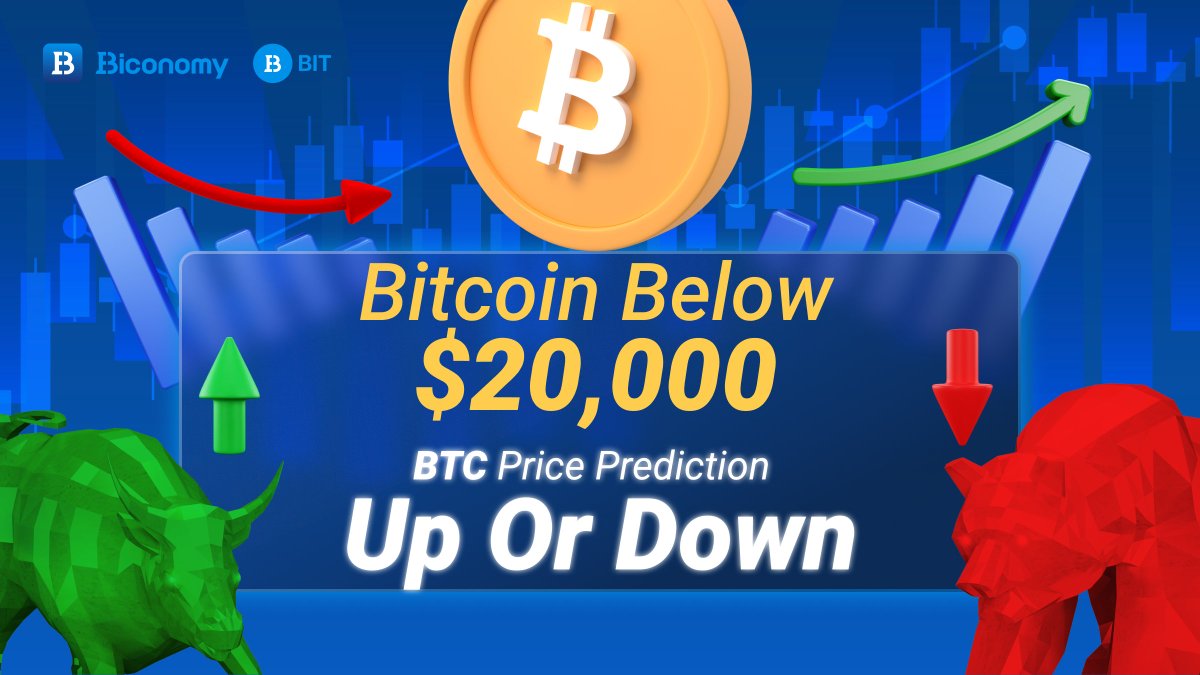 BiconomyCom's tweet photo. #Bitcoin Below $20,000 🤔

How are you feeling? Are you selling or buying?
Will #BTC go ⬆️Up or ⬇️Down🤔
Write in the comments😉

#BitcoinButton #Bitcoin2022 #bitcoinnews #BtcDown https://t.co/F8P32B89g3
