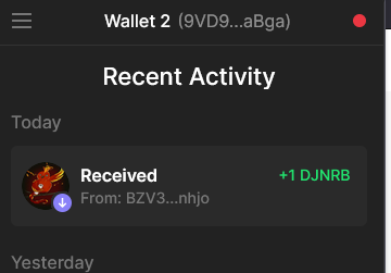 DanjonReborn's tweet photo. Tokens are being send right now. I have just received one. If you receive on of these, join our server and come get your free mints! Danjon is being derugged.
#Solana #SolanaNFT #Airdrops #NFTdrop #NFTCommumity #Danjon #Griffin #Fenix #Derug https://t.co/mZCTYsjo28