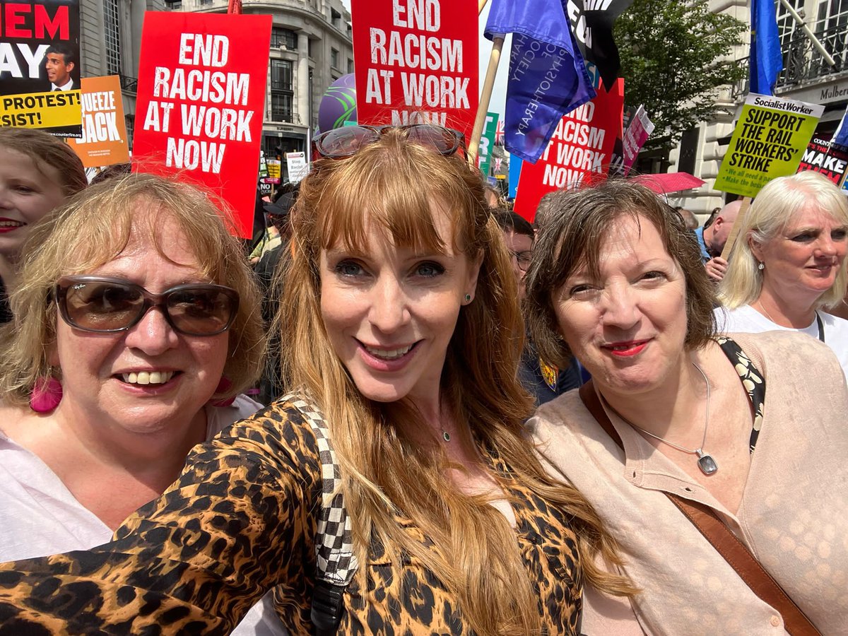 AngelaRayner's tweet photo. Proud to march together to #DemandBetter https://t.co/H3EqzPWOZr