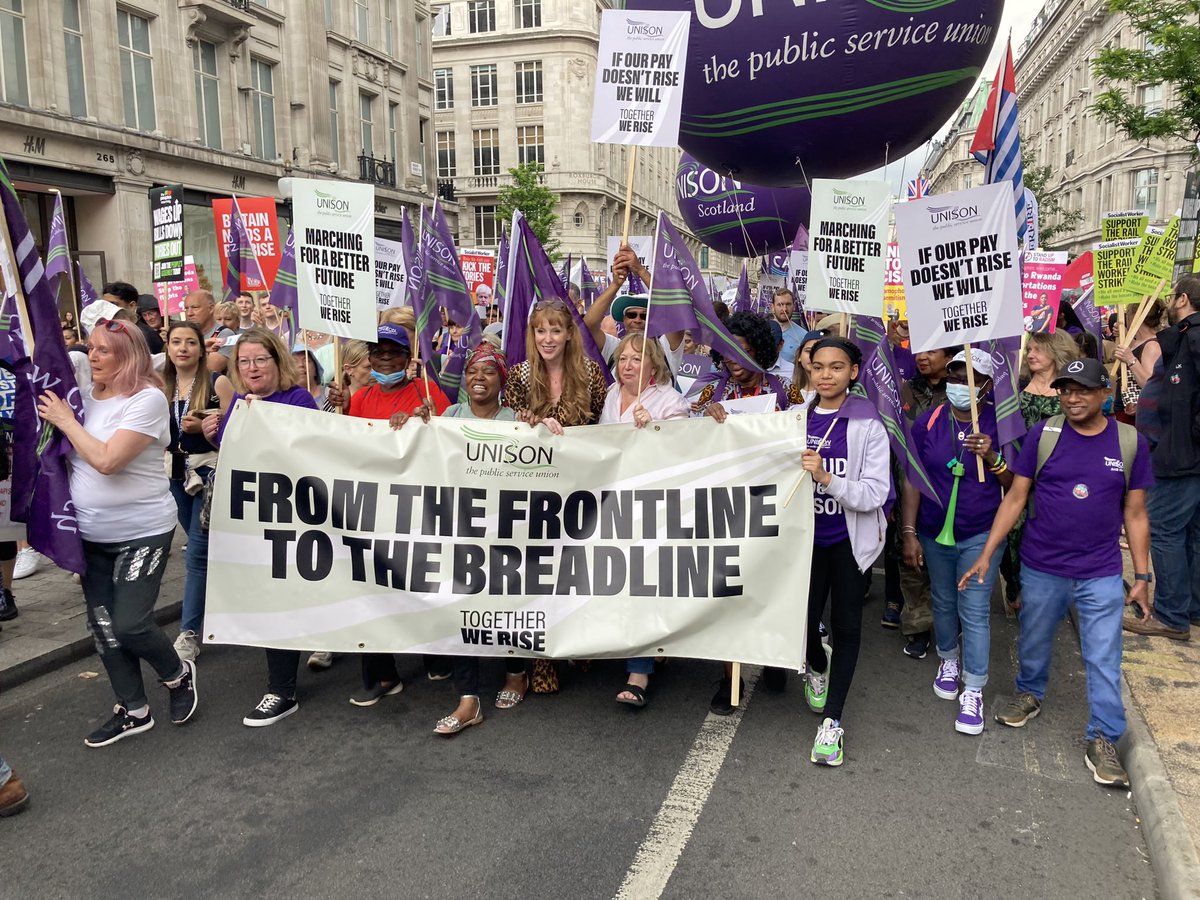 AngelaRayner's tweet photo. Proud to march together to #DemandBetter https://t.co/H3EqzPWOZr