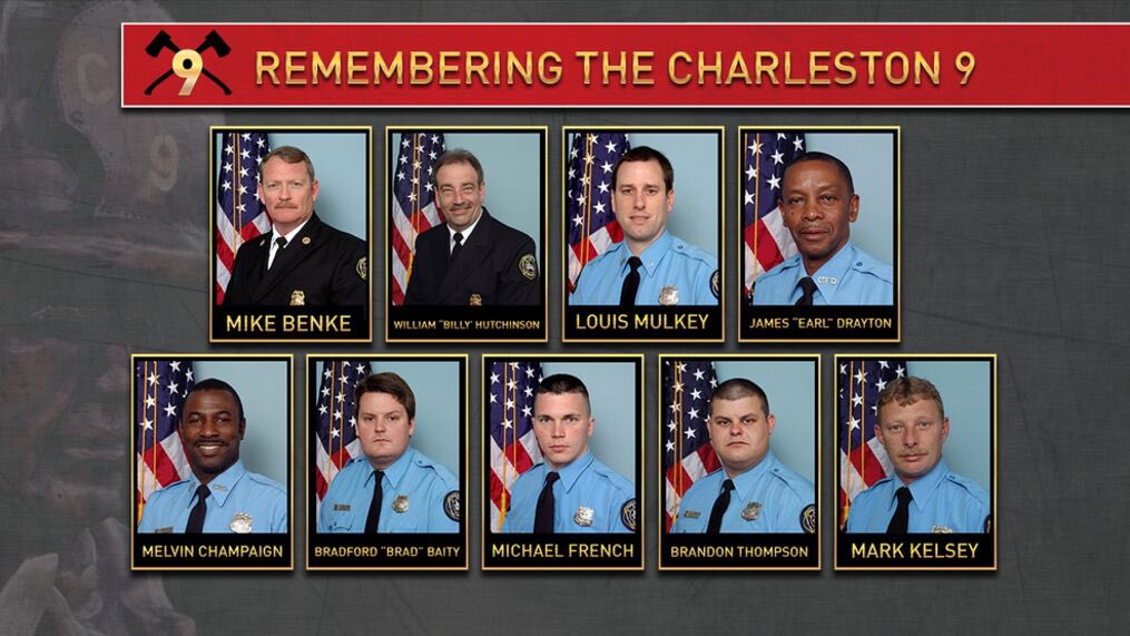 TheSecretList's tweet photo. The Charleston Sofa Super Store fire occurred on the evening of June 18, 2007, in Charleston, South Carolina and killed 9 Firefighters. LISTEN Radio Traffic:
https://t.co/dIDUF8EM37 READ Report:
https://t.co/Apc1Qk5dqZ @IAFC_SHS @NFFF_News #Charleston9 #firefighters #RestInPeace https://t.co/GE5JKxJmiz
