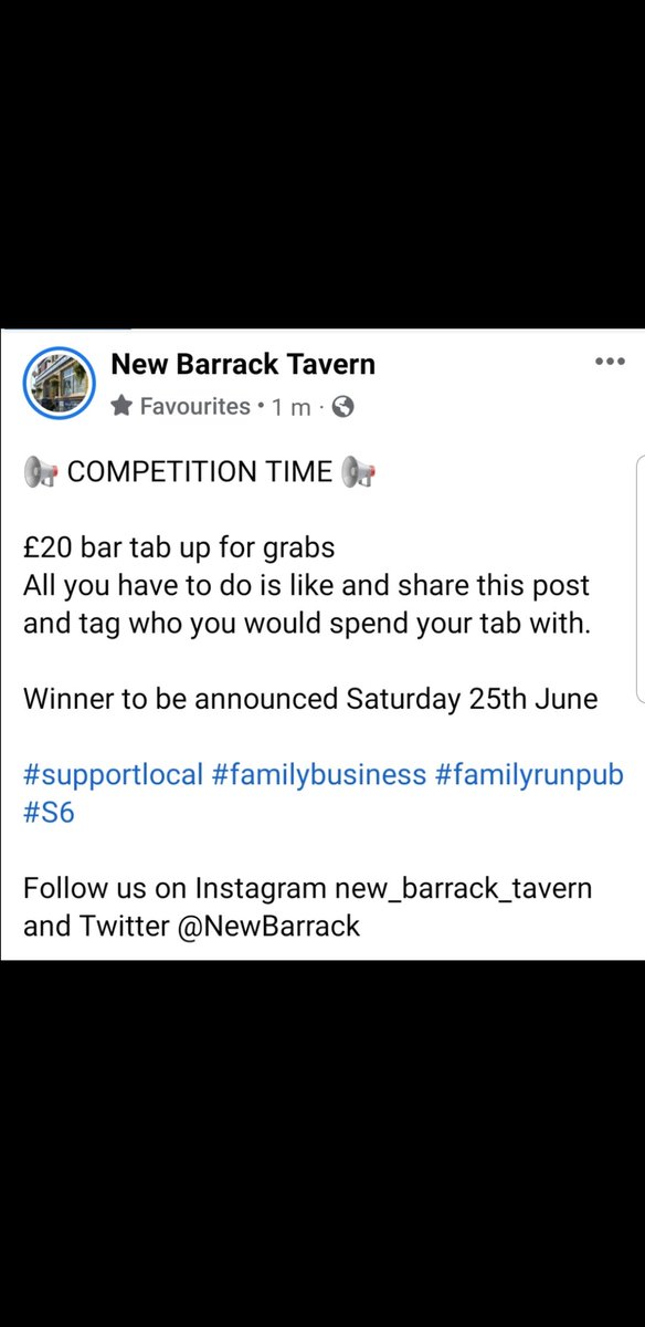 NewBarrack's tweet photo. #Competition #Competitiontime #S6 #Hillsborough #Sheffield #familyrunpub #familybusiness #supportlocal #realalepub #ciderpuboftheyear https://t.co/pPcBMjLUam