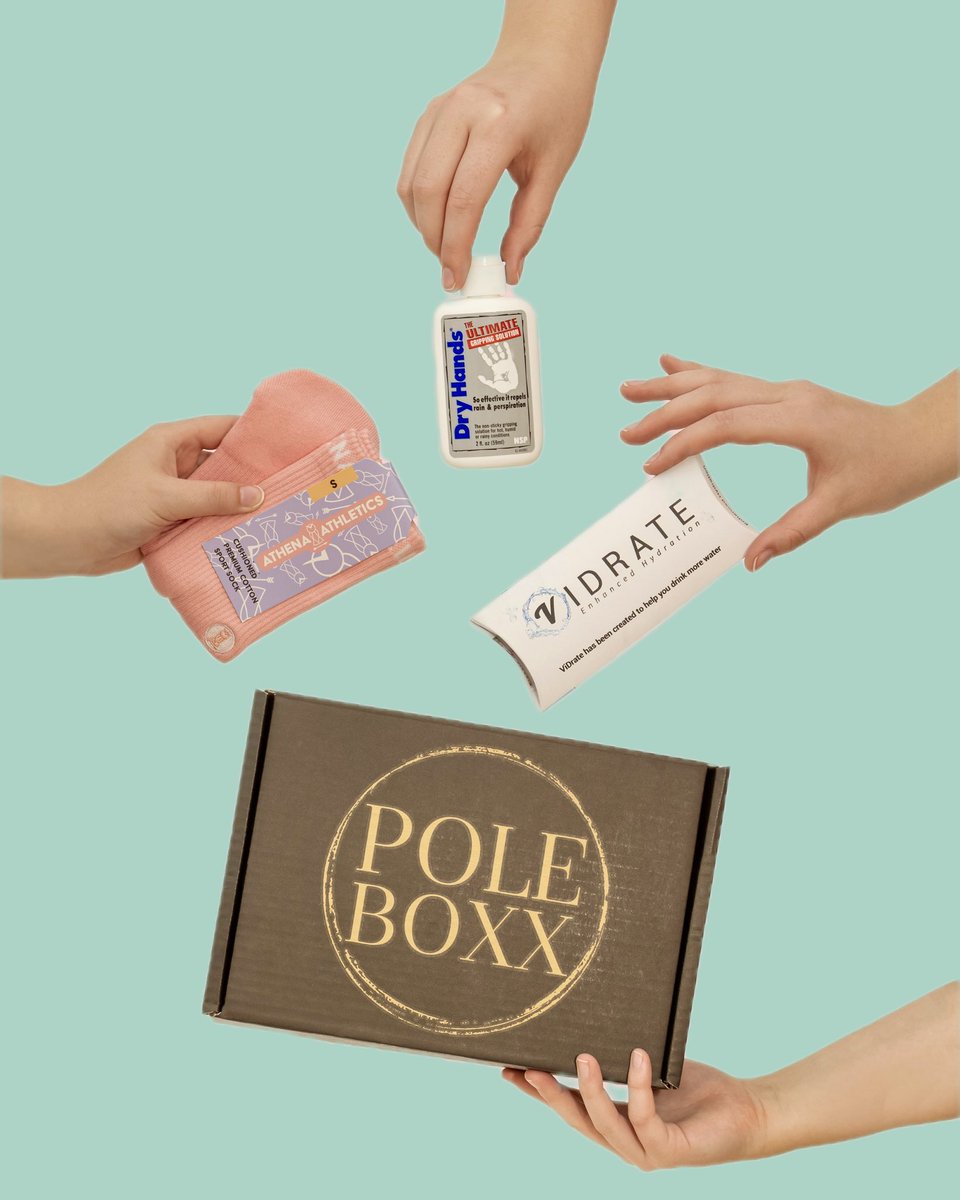 poleboxx's tweet photo. Have you tried our mystery pole dance boxes yet? The perfect treat for yourself! #poledance #poledancing https://t.co/fr3FX6QRdJ