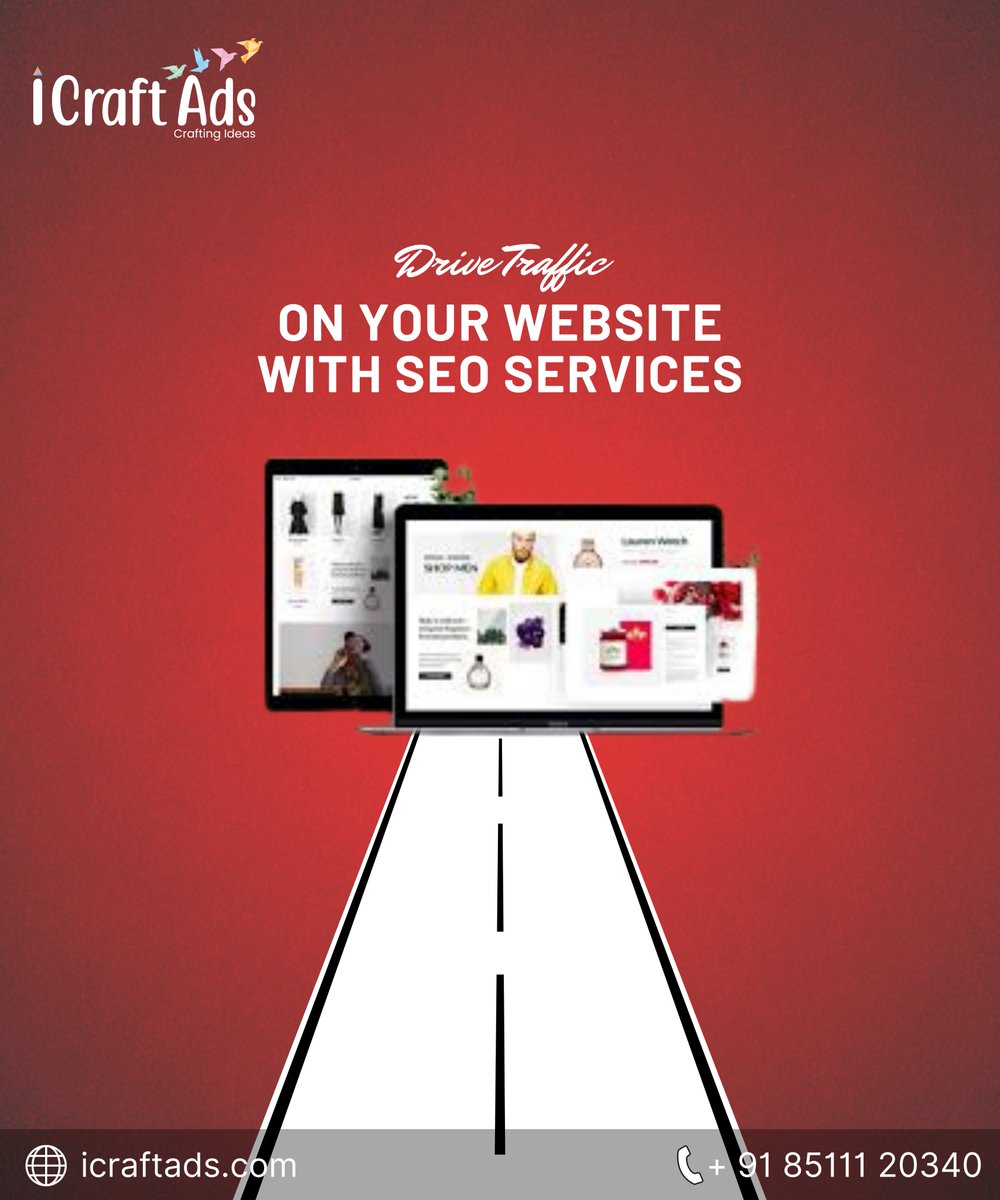 iCraftAds's tweet photo. Do you want to drive audience traffic to your Website?
We can help you with that with our SEO services,
Here we are with a complete Digital Marketing solution to give your business the wings that it needs.
Follow @icraftads for Digital Marketing Consultation and Coaching https://t.co/h769Em8UC8