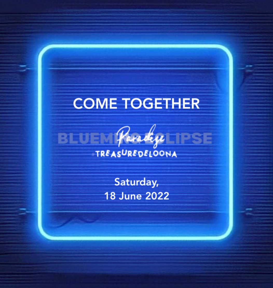 ㅤ

ㅤㅤ°˖✧  𝗕𝗟𝗨𝗘𝗠𝗜𝗡𝗚 
ㅤㅤㅤㅤㅤㅤㅤ𝗘𝗖𝗟𝗜𝗣𝗦𝗘 
ㅤㅤㅤㅤㅤㅤㅤㅤㅤㅤ𝗣𝗔𝗥𝗔𝗗𝗜𝗦𝗘 ✧˖°
ㅤㅤ━━━━━━━━━━━━━━━━━━━━
ㅤ    #TREASUREDELOONAKONSER

ㅤ