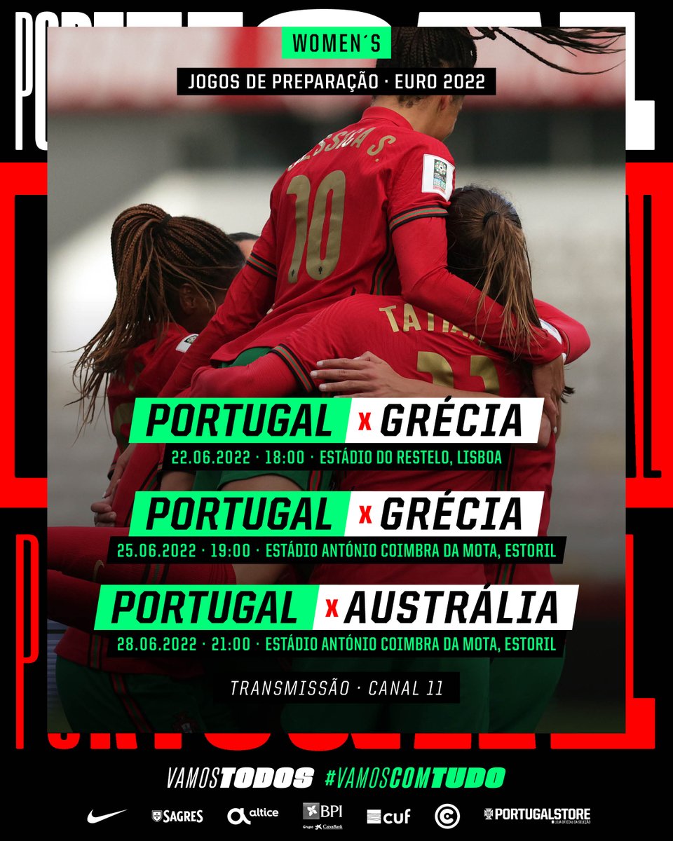 Portugal (@selecaoportugal) on Twitter photo 2022-06-18 11:50:54 🙌 Os últimos jogos antes do Euro! Vem apoiar a Seleção! #VamosComTudo 🇵🇹✖️🇬🇷 🇵🇹✖️🇦🇺 🎟 Bilhetes a 1€: bit.ly/Bilhetes1Euro 🙌 Os últimos jogos antes do Euro! Vem apoiar a Seleção! #VamosComTudo 🇵🇹✖️🇬🇷 🇵🇹✖️🇦🇺 🎟 Bilhetes a 1€: bit.ly/Bilhetes1Euro