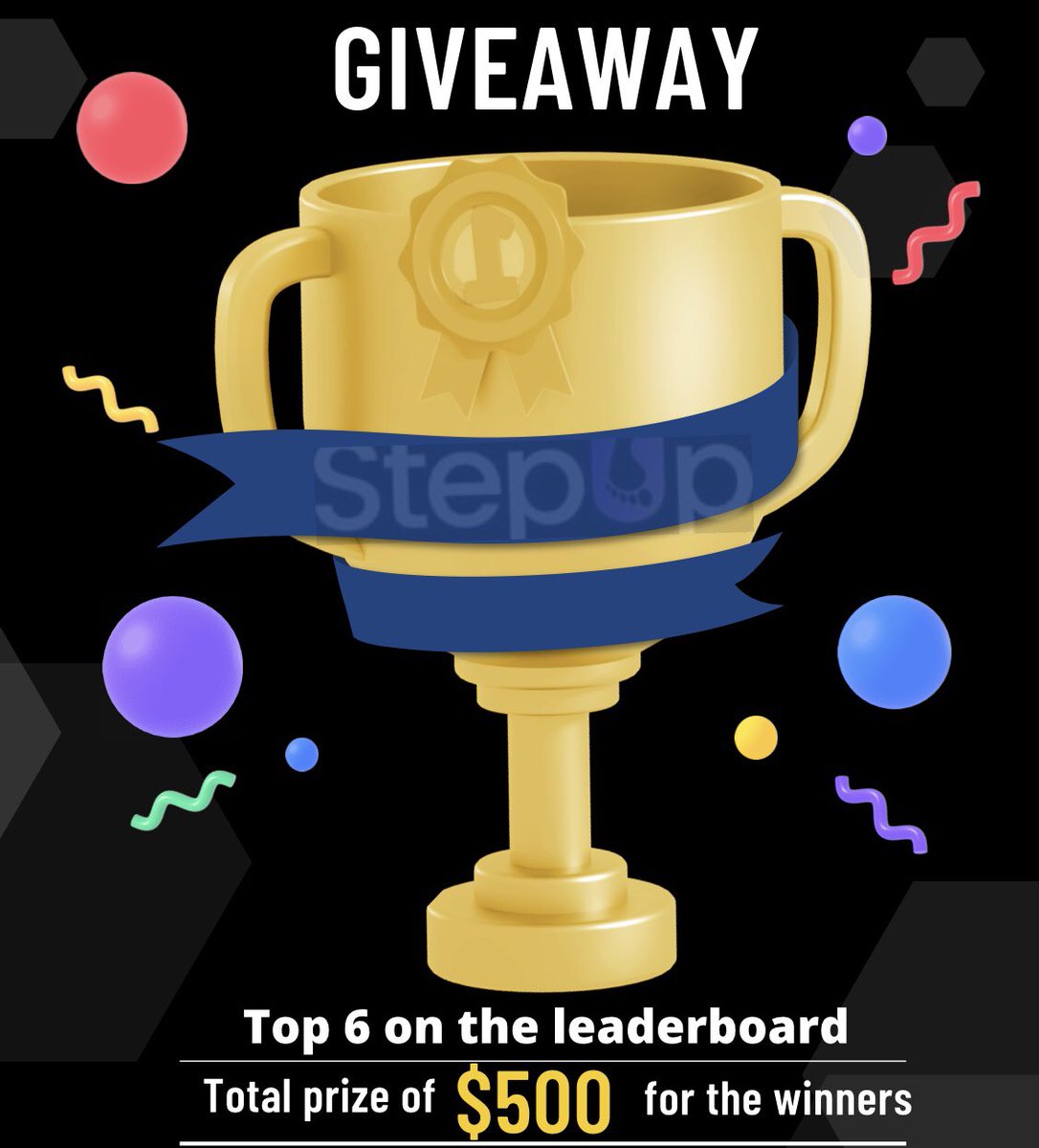 stepping_it_up's tweet photo. StepUp GIVEAWAY 🎉🎉

Top 6 users on the leaderboard🏆 in the month of July will receive cash rewards 💵

Download app ✅
Create an account/wallet address ✅
Get test tokens ✅
Buy NFT sneaker ✅
Start ✅

https://t.co/mOIJQ0YaJ5

https://t.co/2Sd0sLX8jH
#giveaway #BSC #fitness https://t.co/KB3uNFiAQK