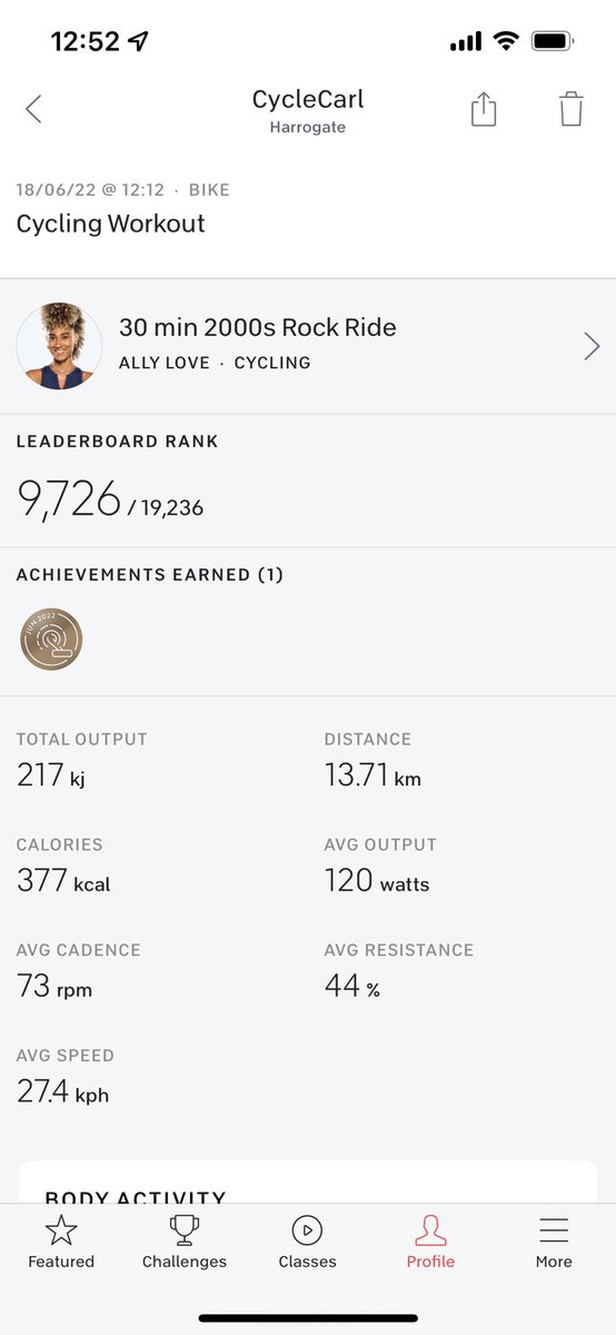 carl__mortimer's tweet photo. After an awesome #SalesforceTour, it was time to get back on track and sweat it out with @onepeloton and @AllymissLove 🥵🤘🏻 https://t.co/pD3QX8zgBh