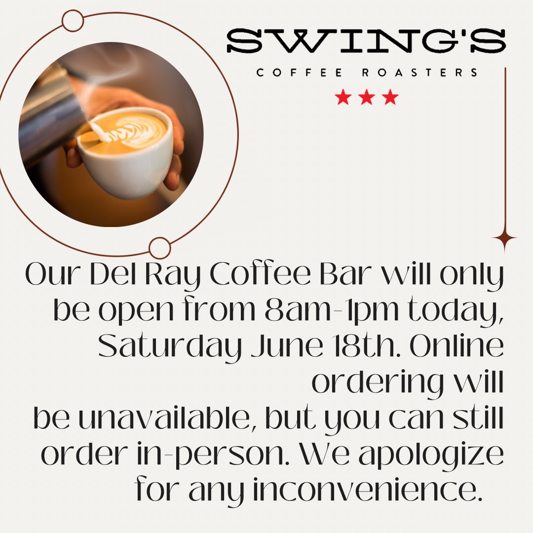 Swings Coffee tweet media