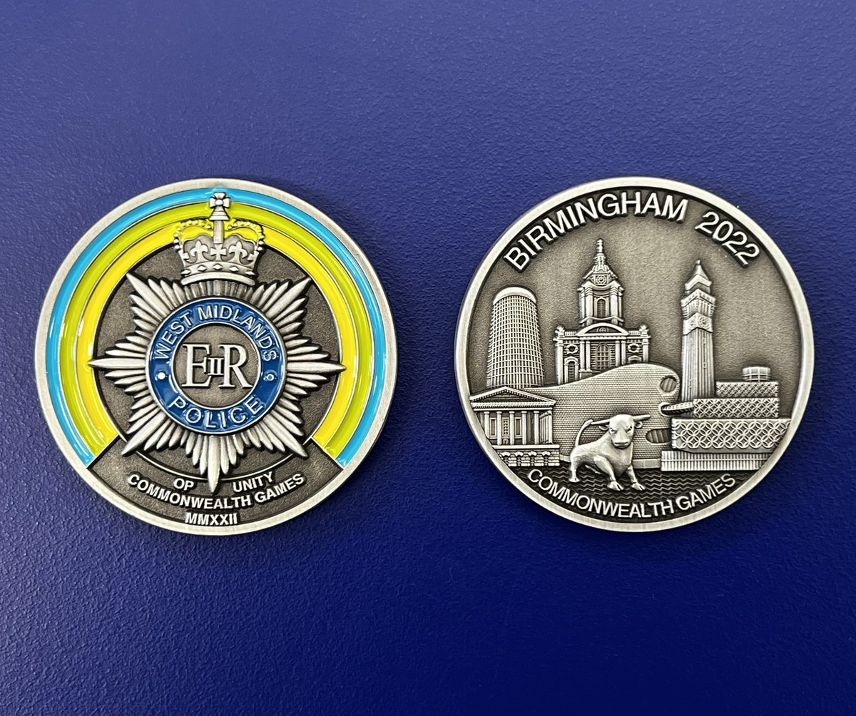 They’re here 😍 Order your Commonwealth Games 2022 coin now➡️ museum.west-midlands.police.uk/product/challe…     @CG2022_WMP