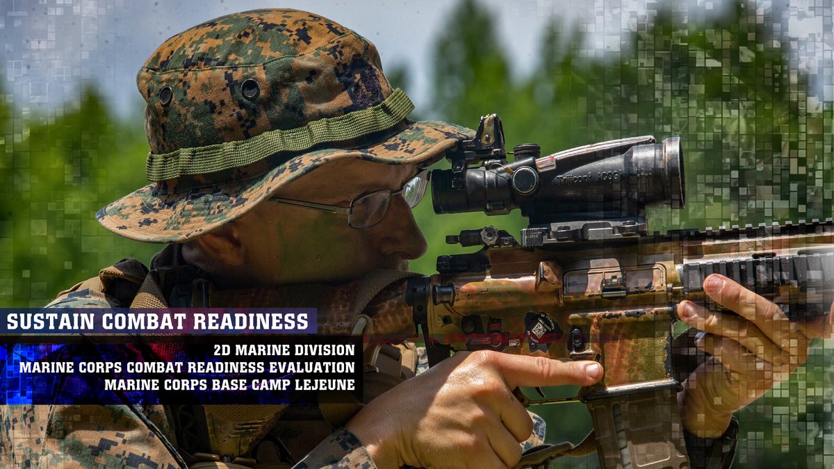 iimefmarines's tweet photo. Halt! Who goes there?!

A U.S. Marine with @2dMarDiv posts security during a Marine Corps Combat Readiness Evaluation. This training evolution is designed to evaluate a unit’s combat readiness.

@DeptofDefense @USMC 

#Marines #IIMEF #2dMarDiv #TheFollowMeDivision #MCCRE https://t.co/pGfXmmA69I