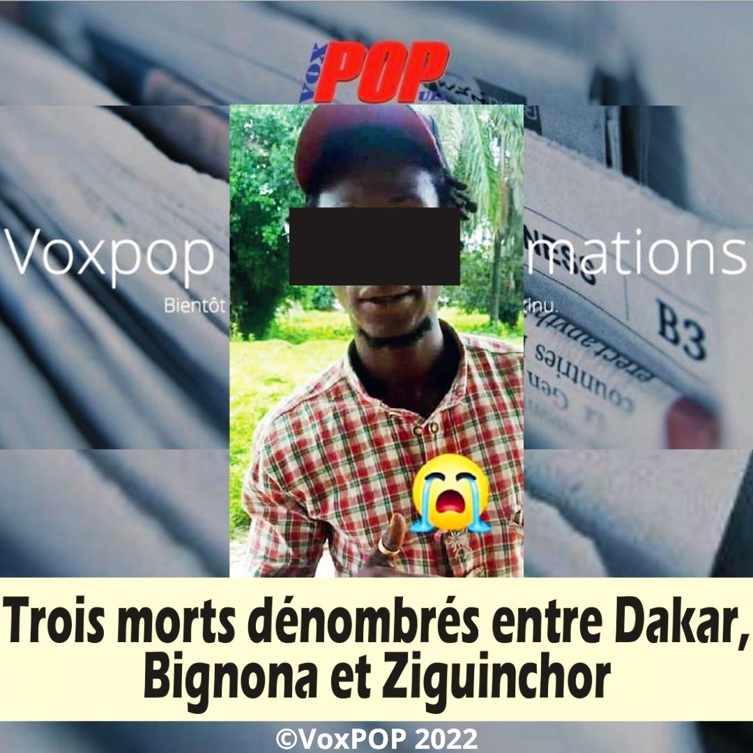 SnVoxpop's tweet photo. Refus Manifestations du 17 juin:
Encore des morts...

https://t.co/Fy58o9sNPy https://t.co/UYZGKCf7SI