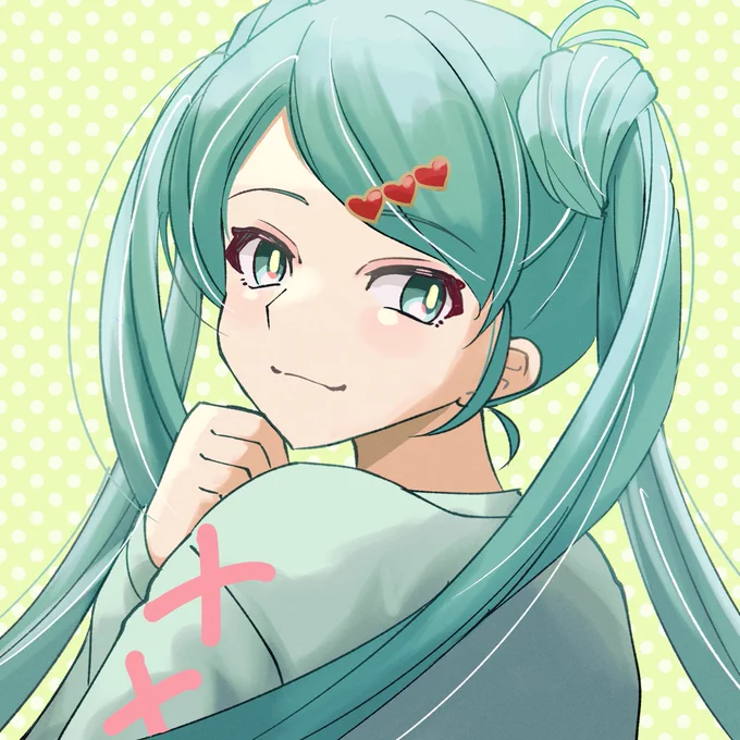 62日目マネキンミクのギフトちゃん#100日チャレンジ#イラスト#初音ミク 