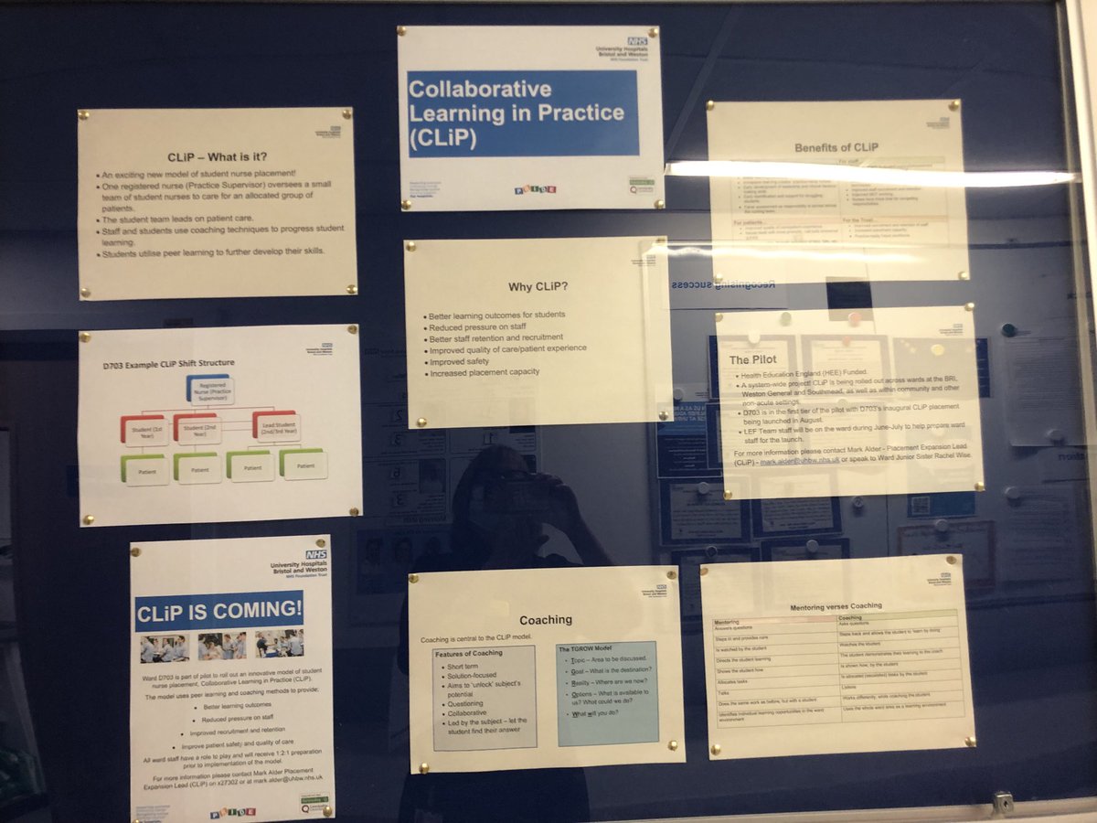 Love this display on D703 Haematology and Bone Marrow transplant unit at UHBW supporting our students ❤️❤️❤️