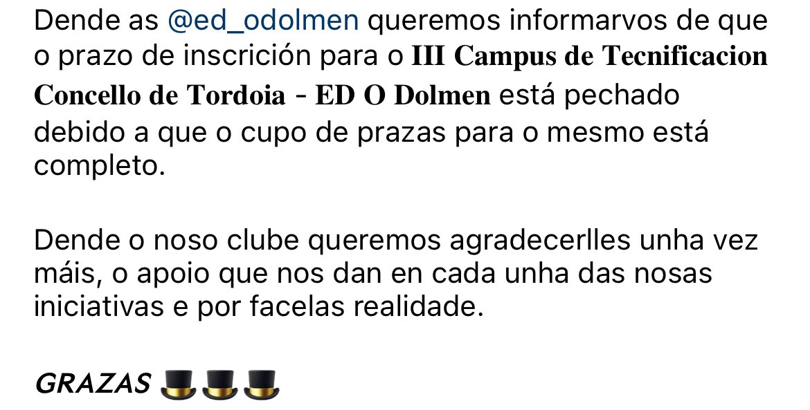 Escolas Deportivas O Dolmen de Tordoia tweet media