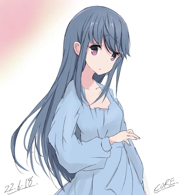 ドレスを着せられた志摩リンちゃん
#ゆるキャン 