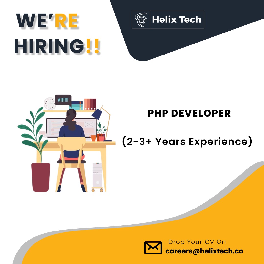 helix_tech's tweet photo. Job Opportunity! 
#job #jobopportunity #ITjobs #careers #jobopening #hireme #jobforme #jobhunt https://t.co/n1PfbE2o57
