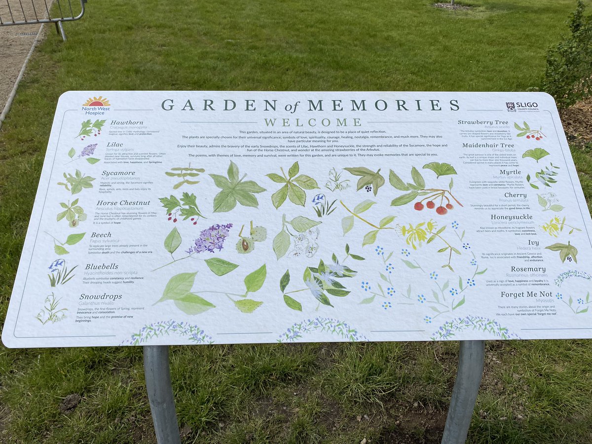 jackiemcguin's tweet photo. Day 1265 of #1300daysofwalking lovely to see a new Garden of Memories in #Cleveragh looking forward to reading the poems specially commissioned for it. #DoorlyPark #LoveSligo always something new. https://t.co/Kcr56H8Dtf