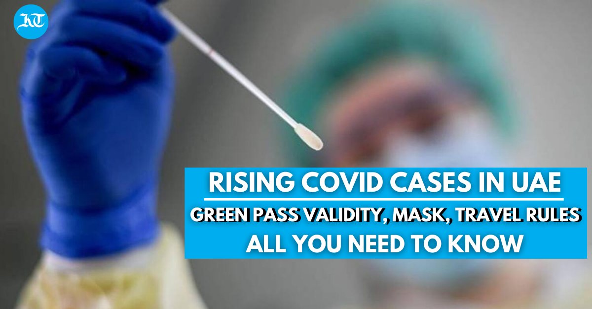 khaleejtimes's tweet photo. #UAE: The recent rise in Covid-19 cases has led authorities to reimpose curbs that had been lifted. Here are the new Covid-safety rules that residents are urged to follow 

https://t.co/TfGdrwV63x 

#Dubai #Covid19 #greenpass #mask #travel https://t.co/YidPW3qZHP