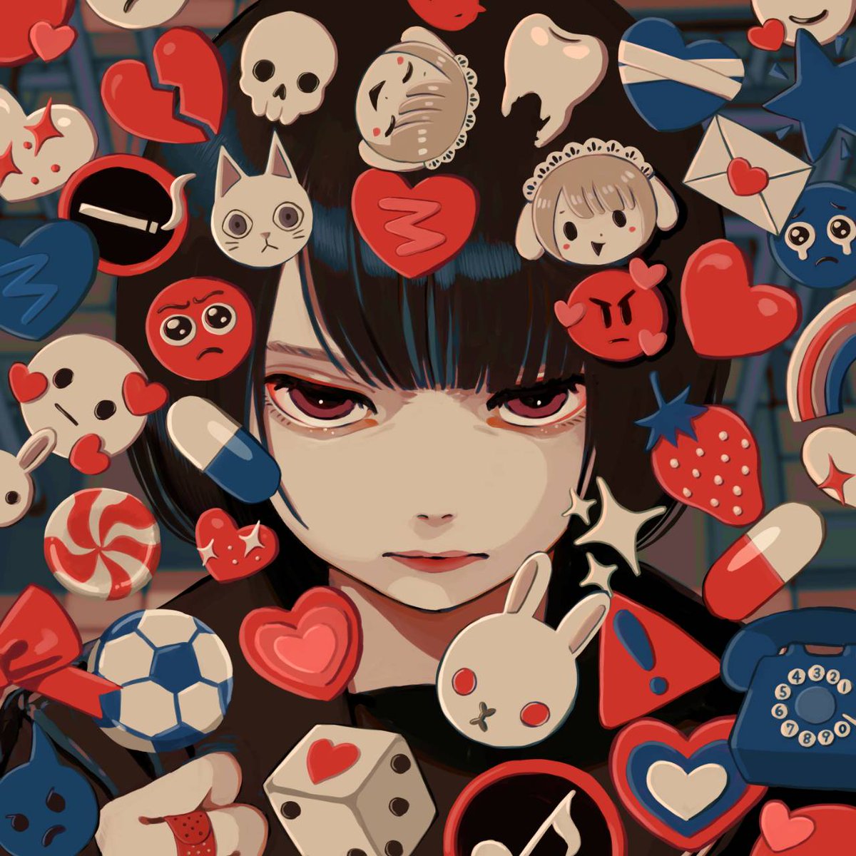 たかやんさんの新曲のイラストを描かせていただきました 人生を恨む たかやん Pandaのイラスト