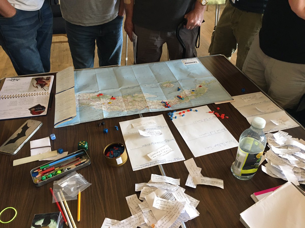 andre_crow's tweet photo. The best bit of any #Kriegsspiel is the debrief. Great to watch this excellent example by @UKRPGMerryband today at Deep Fried Lard #SpreadTheLard https://t.co/Hm9aaqOm3O