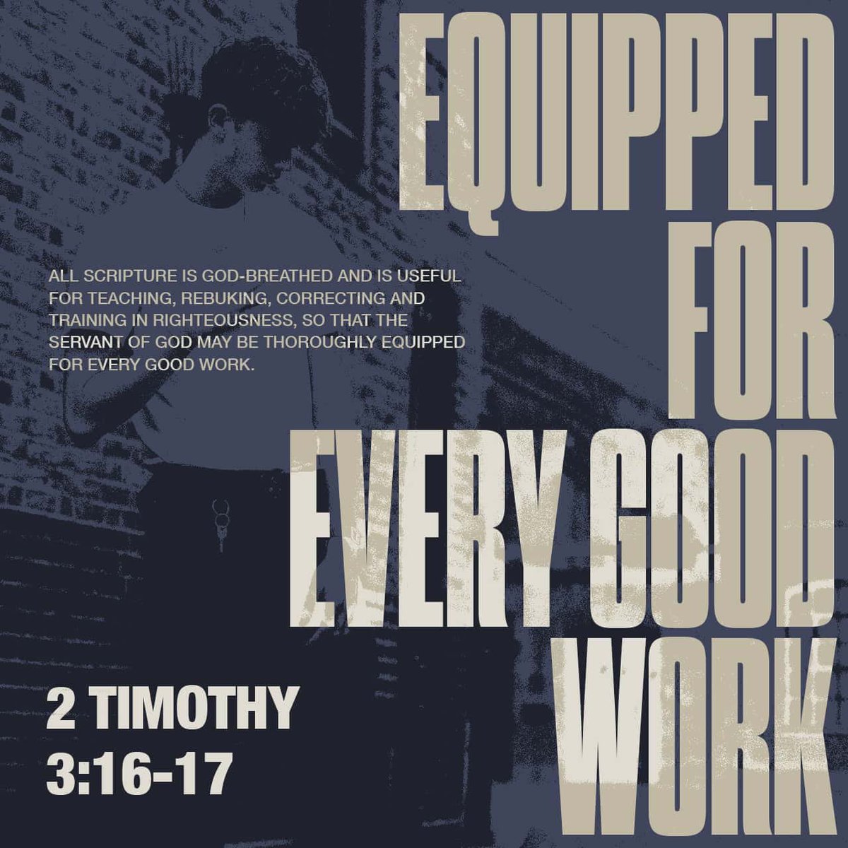 PhilHenryPG's tweet photo. Contractors approach jobsites with the right equipment so they can get their work done.
Christians need to approach life, equipped with Godβs word in our souls, so we can get His
work done.
#2Timothy
#goodworks
#workforJesus
https://t.co/R0F1GX7pGe https://t.co/Rr16hiRzxq